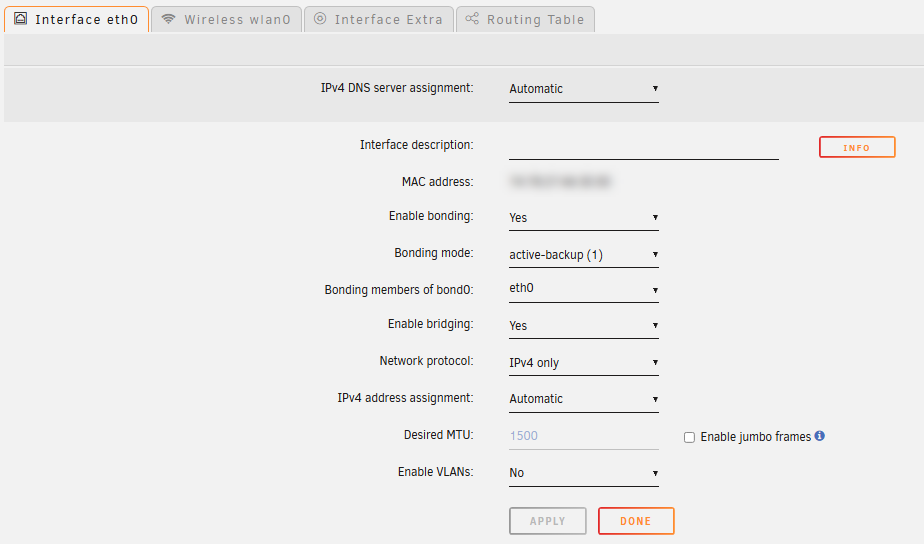 Netzwerkeinstellungen